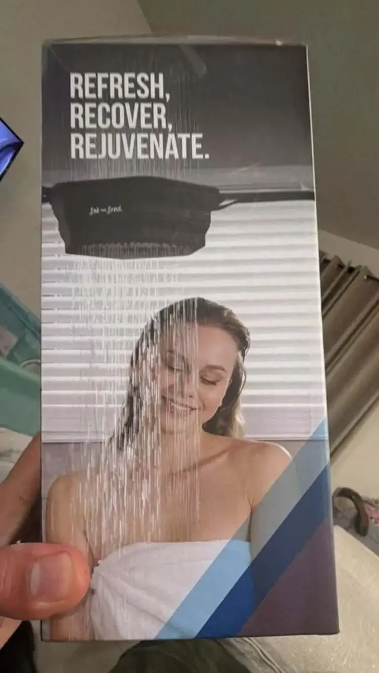 Ice Shower Attachment Foldable Portable Soft